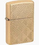Zippo Pattern Design High Polished Brass