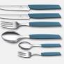 Tomato and Table Knife, Wavy Edge 11cm - Cornflower