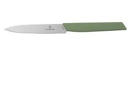 Paring Knife, Straight Edge 10cm - Moss