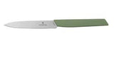Paring Knife, Straight Edge 10cm - Moss