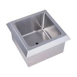 3monkeez ICEDI-403530 Drop In Insulated Stainless Steel Ice Well (400x350x300)