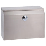 3monkeez AB-CIS-FP-SE-R Dual Flush Front Press Cistern Stainless Steel I Right Side Entry