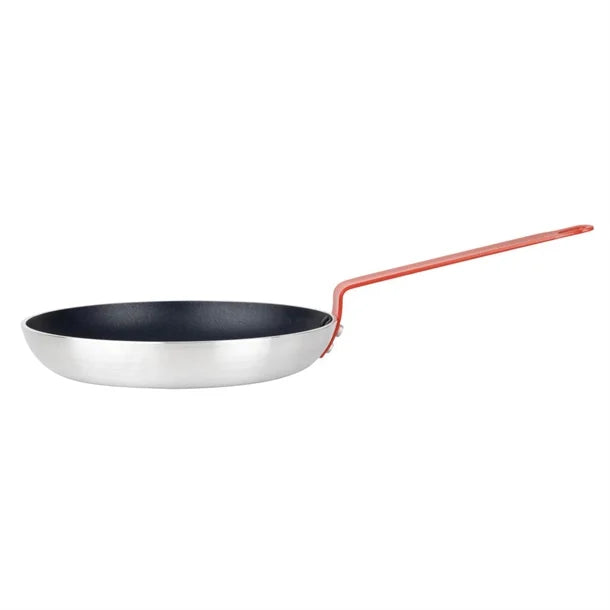 Hygiplas Aluminium Teflon Platinum Plus Frying Pan with Red Handle 280mm