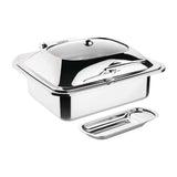 FT038 - Olympia Induction Chafer - 1/2 with Glass Lid