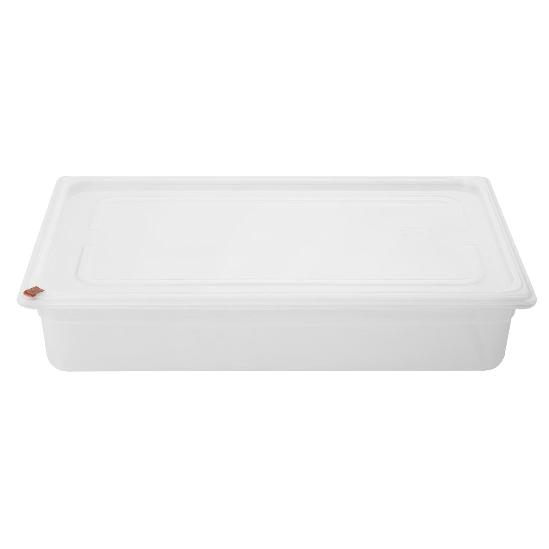 FZ086 - Hygiplas Click PP 1/1 GN with Lid & 7 Colour clips- 100mm 13Ltr (Pack 2)