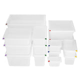 FZ091 - Hygiplas Click PP 1/2 GN with Lid & 7 Colour clips - 200mm 11.7Ltr (Pack 4) - image 5