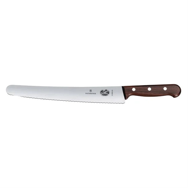 Pastry Knife, Wavy Edge 26cm - Wood