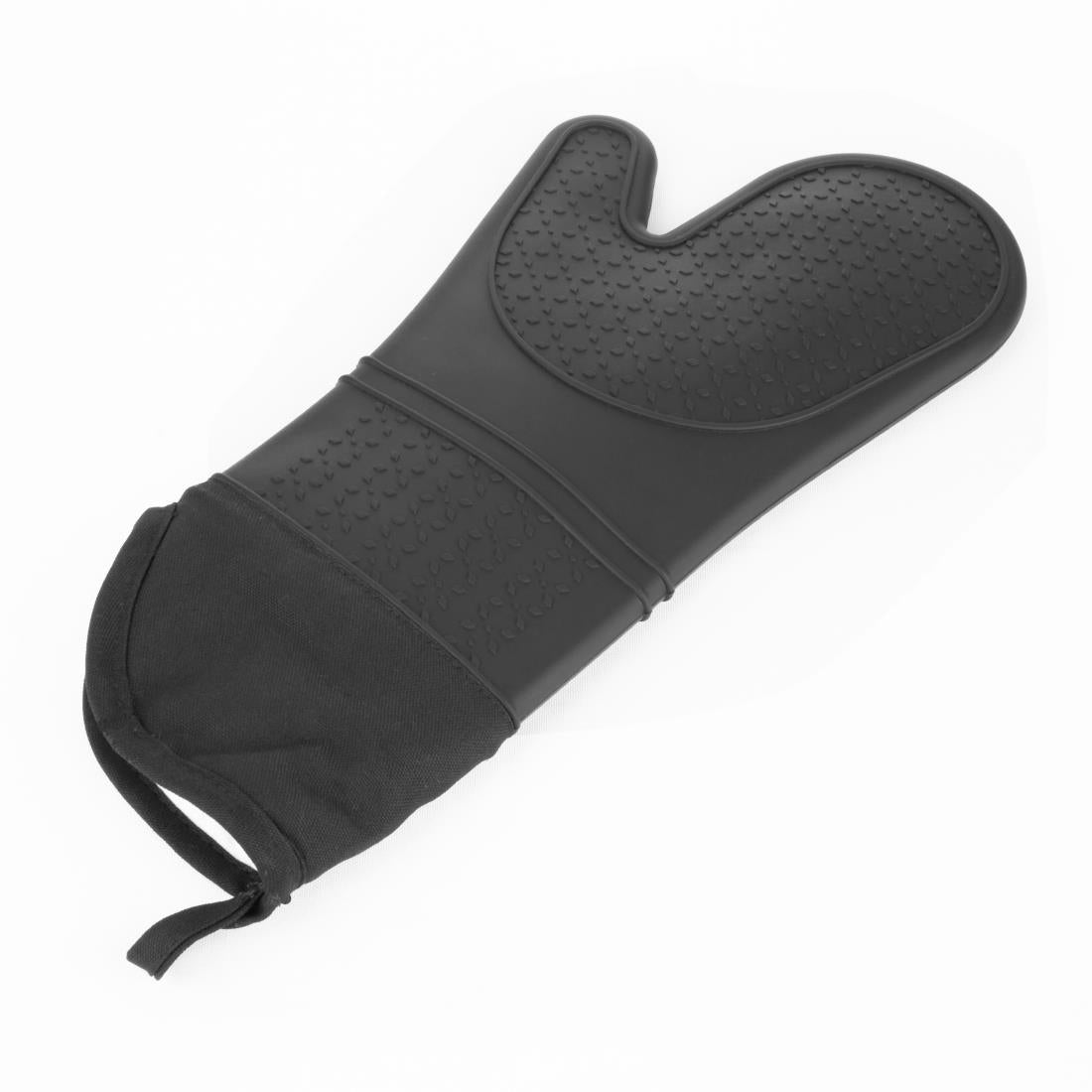 HS949 - Vogue Silicone Oven Mitt With Sleeve - image 2