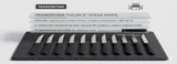 TM23270/465 - Tramontina Tulum 5" Steak Knife 70-Serrated Narrow Black Pp (Sold in sets of 12)