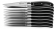20643 - Tablekraft Paris S/S Steak Knife w/Black P/Wood Handle Pointed | Sets of 12 Catering Tableware Hospitality