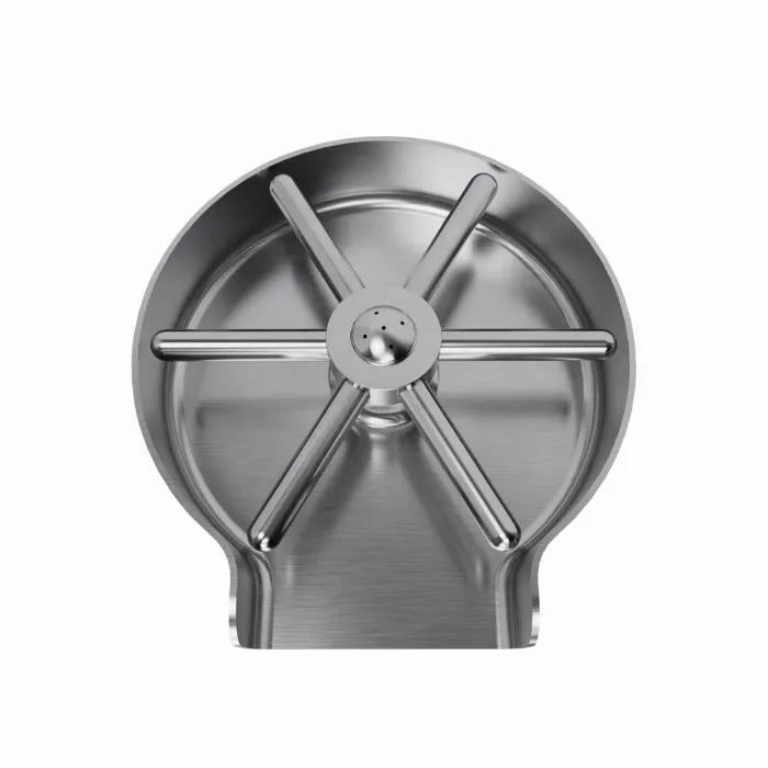 3monkeez R-KGR-100 Kitchen Sink Glass Rinser with Round Drain Tray