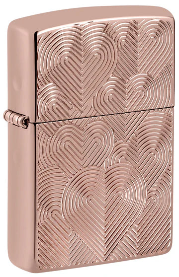 Zippo Hearts Design