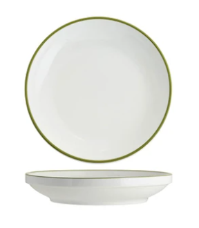 91083-GY - Tablekraft Core Round Bowl Walled Lip 230x43mm (Sets of 4)