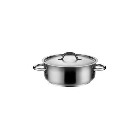 Casserole-18/10, W/Cover, 300X120Mm/8.4Lt 