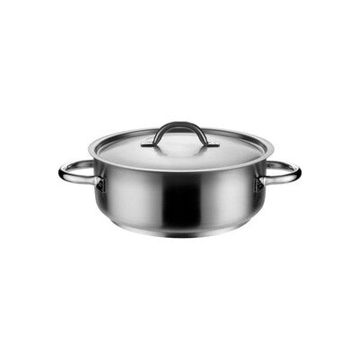 Pujadas 18/10 Stainless Steel Casserole Pot with Lid (8.4L - 27.0L | 30cm - 45cm)