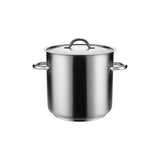 Pujadas 18/10 Stainless Steel Commercial Stockpot with Lid (6.2L - 98.0L | 20cm - 50cm)