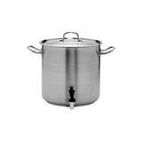 Pujadas Inox Pro 18/10 Stainless Steel Commercial Stockpot with Lid & Tap (33.6L - 72.0L)