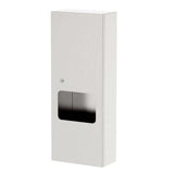 3monkeez WA-PTDWR2-R Paper Towel Dispenser With Waste Receptacle I Recessed I 6.5L