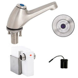 3monkeez T-3MSS-PTSWB Pillar Tap with Wall Mount Sensor I Battery Operated
