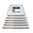 INNER-CBMSS12 - Masonite Square Silver Board (12") (5 X BOARDS)