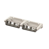 3monkeez WA-TRH7-D Restricted Feed Toilet Roll Holder I Double