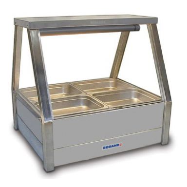 Roband E22RD 2 Row Straight Glass Hot Food Display Bar