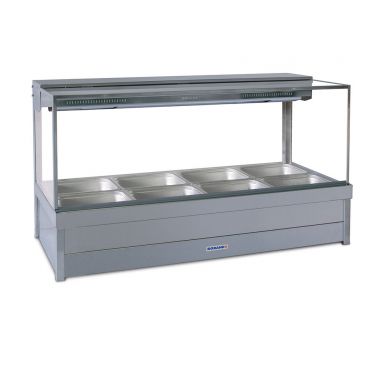 Roband S26RD Square Glass Display Hot Bain Marie