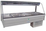 Roband CRX23RD Curved Glass Refrigerated Cold Display Bar