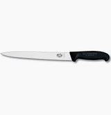 Slicing Knife, Pointed Tip Plain 25cm - Black