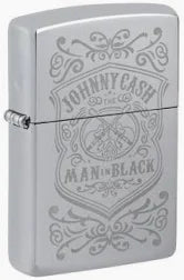 Zippo Johnny Cash High Polish Chrome