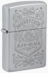Zippo Johnny Cash High Polish Chrome