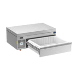 Adande VLS1.CW Single Slimline Dual erature Drawer Plinth / Standard Castor (adjustable) / Work Top