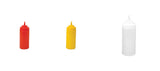 45284 - Squeeze Bottle Wide Mouth 480ml - Available in Red, Yellow, and Clear