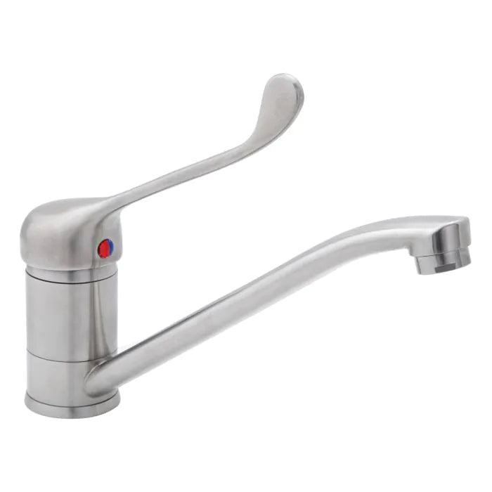 3monkeez T-3MLS4MIX Stainless Steel Lever Handle Sink Mixer I 4 Star WELS