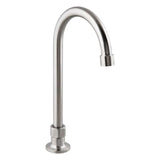 3monkeez T-3MHOG12 Stainless Steel Single Bench Mount (No Stops) I 12" Gooseneck Spout