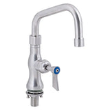 3monkeez T-3MSH08 Stainless Steel Single Bench Mount Tap Body I 8" Spout