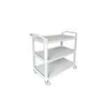 CaterRax 3-Shelf Heavy Duty Plastic Utility Trolley