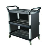 Utility Trolley-3 Shelf | Closed Sides | 845X430X950Mm