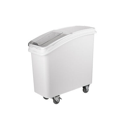 Caterax Commercial Ingredient Bin with Slanted Lid and Wheels