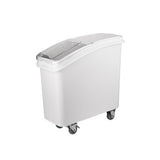 Caterax Commercial Ingredient Bin with Slanted Lid and Wheels
