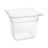 U241 - Vogue Clear Polycarbonate - GN 1/6 150mm