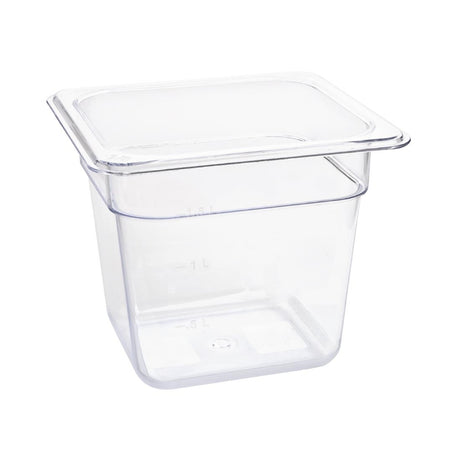 U241 - Vogue Clear Polycarbonate - GN 1/6 150mm
