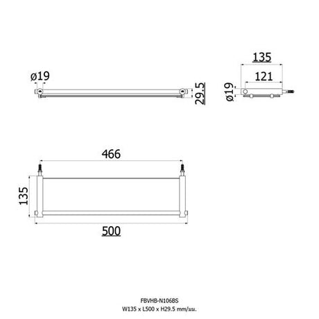 TR-106-BS - SUNNEX Bottom Shelf For Tr-106
