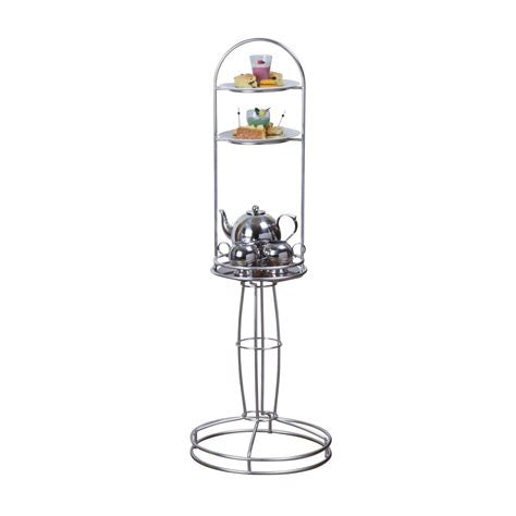 74696 - ATHENA High Tea Stand-18/10 | 360Mm Ø | 1065Mm H