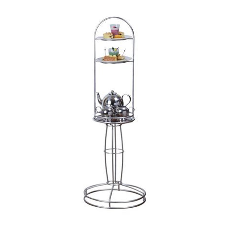 74696 - ATHENA High Tea Stand-18/10 | 360Mm Ø | 1065Mm H