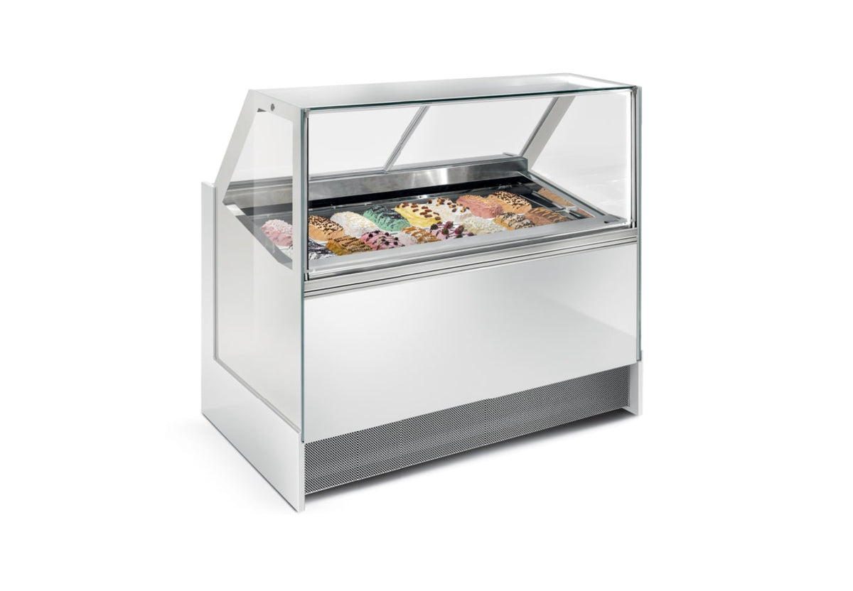 Frigomeccanica Alba SQ 150 L Squared Gelato Showcase 11 Pan